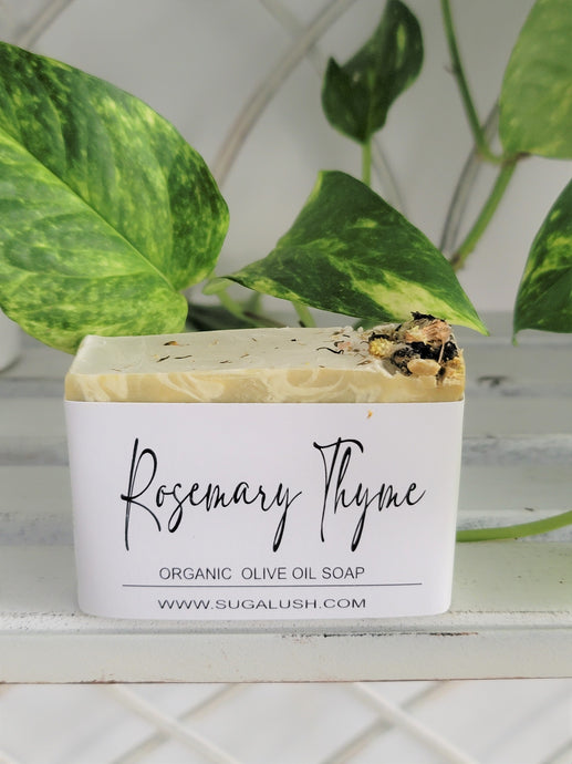 Rosemary Thyme Handcrafted Olive Oil Soap